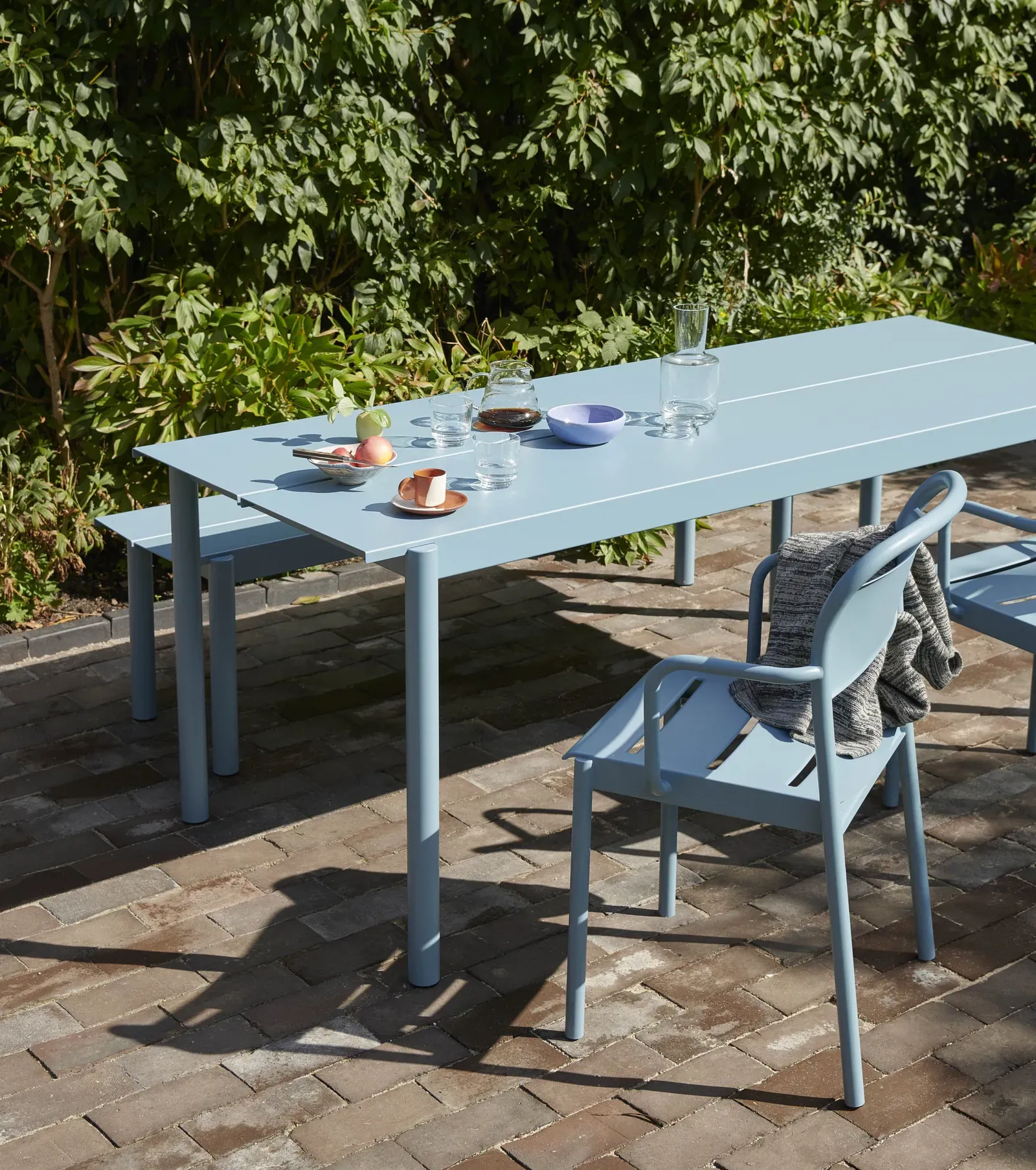 Linear Steel Side Chair